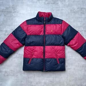 Y2K Polo Ralph Lauren Reversible Puffer Kids 00s Jacket